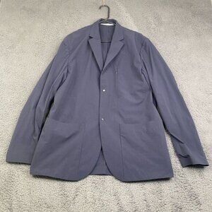 Norse Projects Men’s Blue Emil Travel Light Snap on Coat Size XL N50-0212